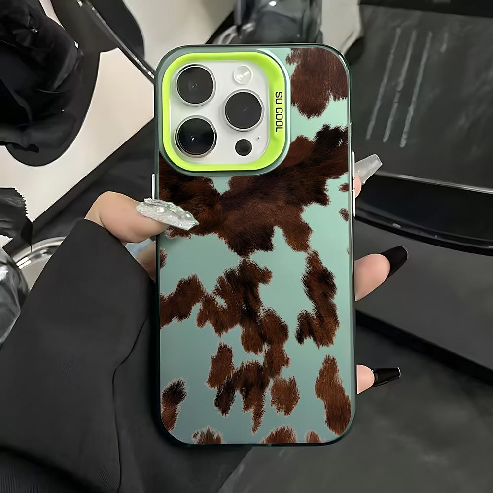 Creative Milk Cow Pattern Phone Case for Samsung Galaxy S26 S25 S24 S23 S22 S21 FE Ultra Edge Plus 4G 5G Anti Fall Matte Cover
