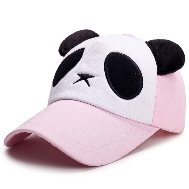ZEXIN Cute Panda Baseball Cap Summer Sunscreen Sun Hat Fashion Trucker Cap Men and Women Net Cap