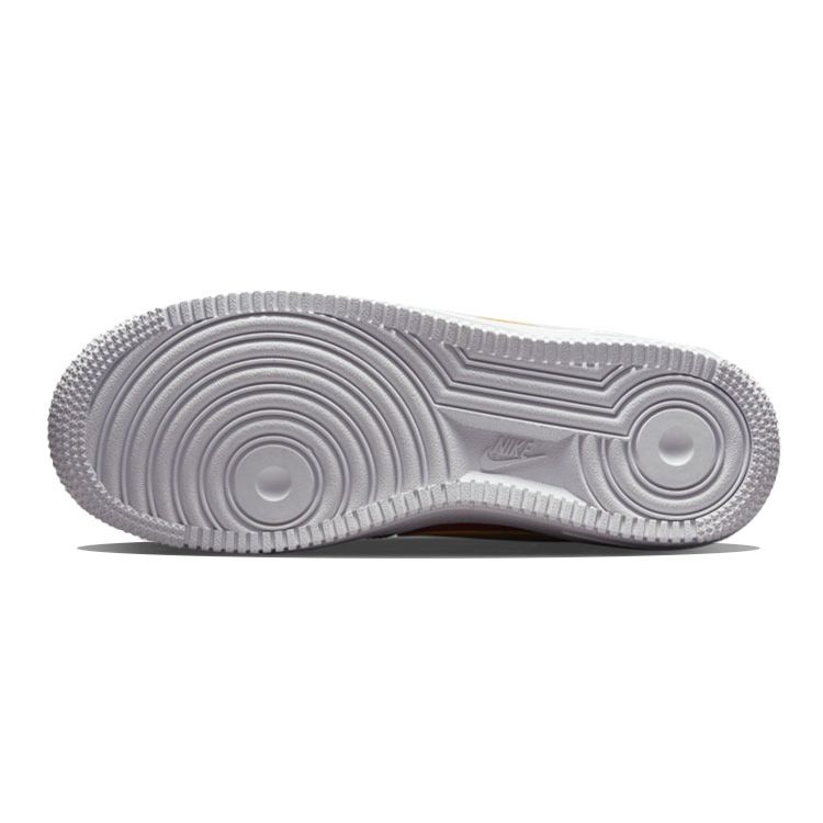 Кроссовки детские UNO x Nike Air Force 1 Low GS 50-летие Белый Желто-лимонный Университетский красный DO6634-100