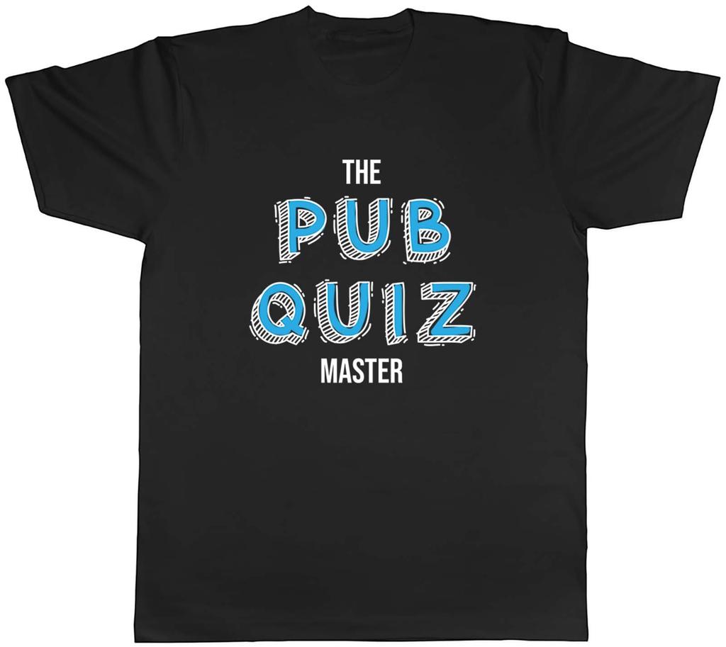 Pub Quiz Master Unisexs TShirt Funny Quzzing Quizzer Unisex Tee Gift