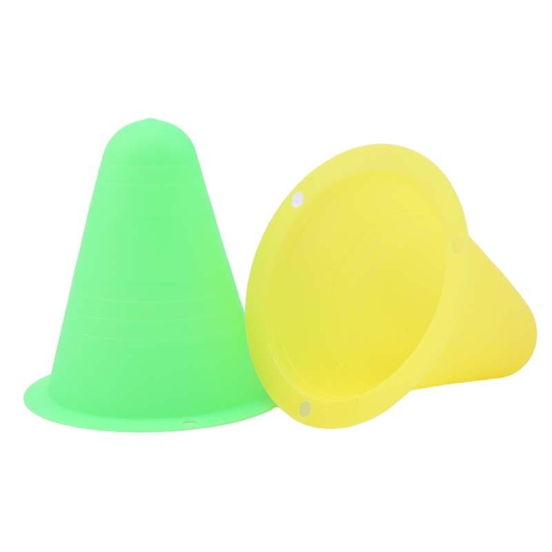 10PCS Colorful Skate Marker Cones Roller Football Skateboard Training Equipment Marking Cup Marker