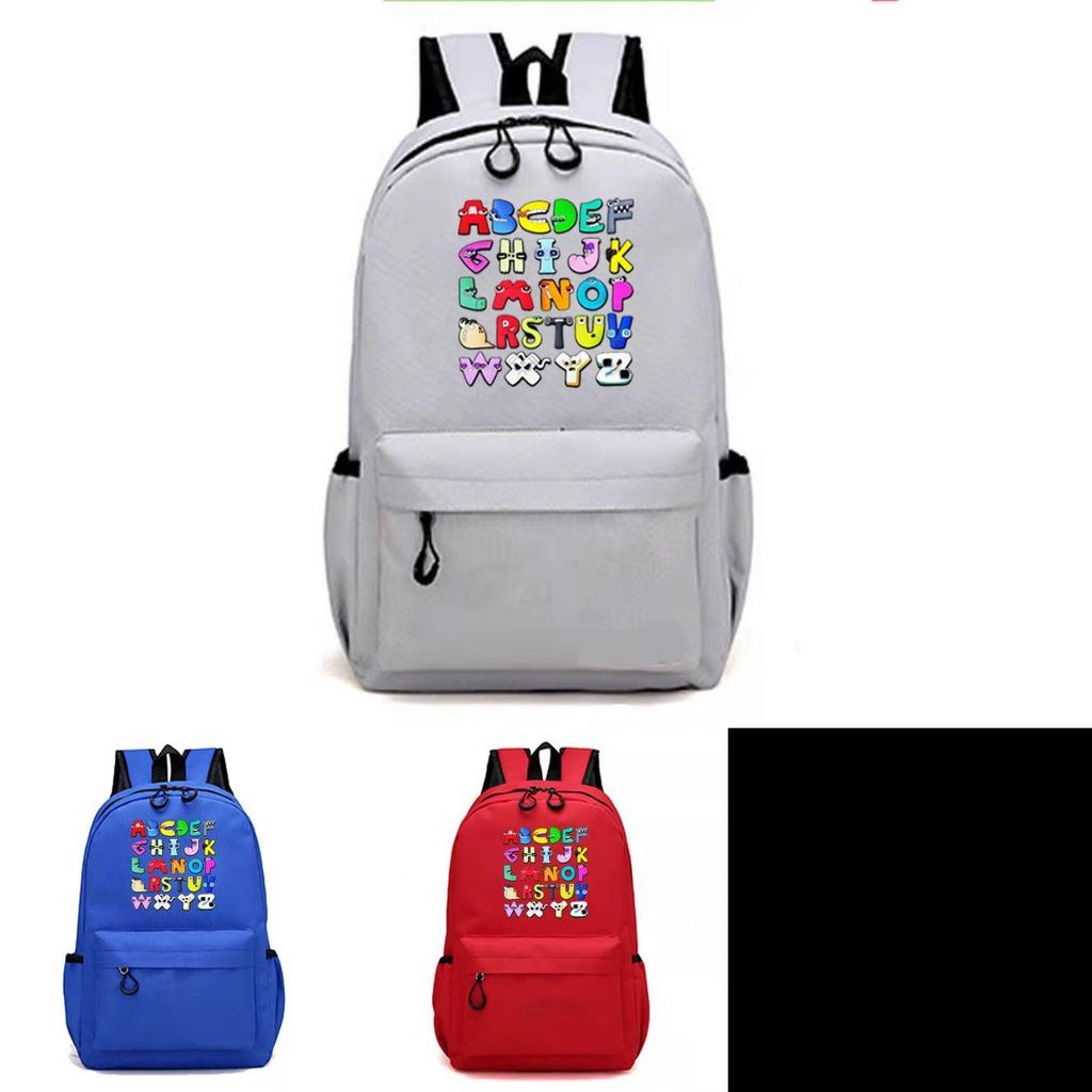 Cartoon-themed Alphabet Lore Backpack For Kids