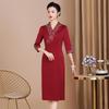 Elegant Spring Dress for Middle-Aged and Elderly Women