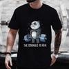 The Struggle Is Real Panda Weightlifting Graphic T Shirt Unisex Clothes Tops Short Sleeve Unisexs Brand Tshirt Gym Unisexs Oneck Tees
