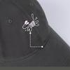 New Cartoon Lazy Puppy Versatile Embroidered Baseball Cap Showing Off The Face of A Small Big Head Circumference Sun Shading Baseball Cap