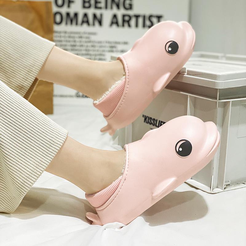 36-45 зимние пары больших размеров нескользящие и бархатные теплые хлопковые туфли ленивые повседневные туфли с хлопковыми тапочками