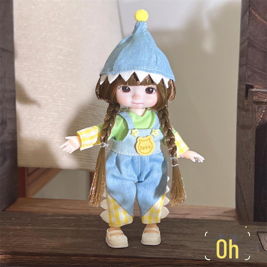 8-дюймовый комплект одежды и макияжа для куклы BJD Princess — идеальный подарок на день рождения для девочек