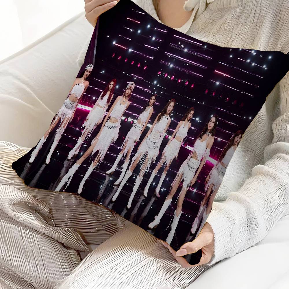 Bini Philippine Girl Group Office Cushion Pillowcase Car Cushion Cover45X45Cm Lumbar Pillowcase Sofa Pillowcover