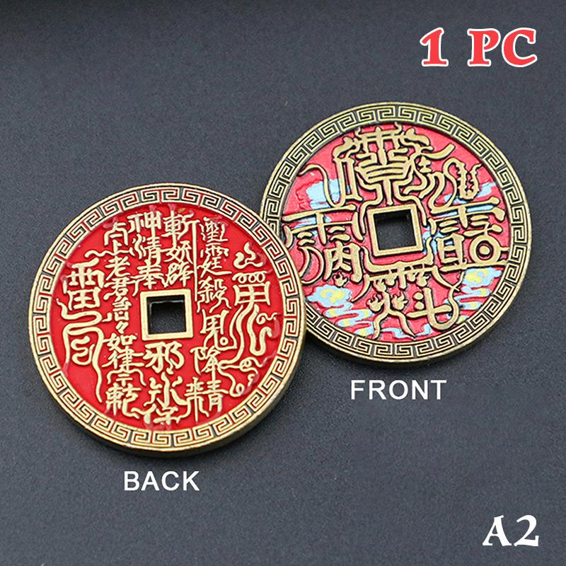 Модель древней китайской монеты Горные деньги духа Традиционный амулет Фэн-шуй Богатства Монета удачи Подвесное украшение