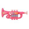 Horn Toy Simulation Design Dynamic Lighting Effect Musical Instrument Horn Toy Gift with Lanyard for   3 Years Old