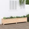VidaXL Raised Garden Bed 199.5x40x39 Cm Solid Pine Wood 825268