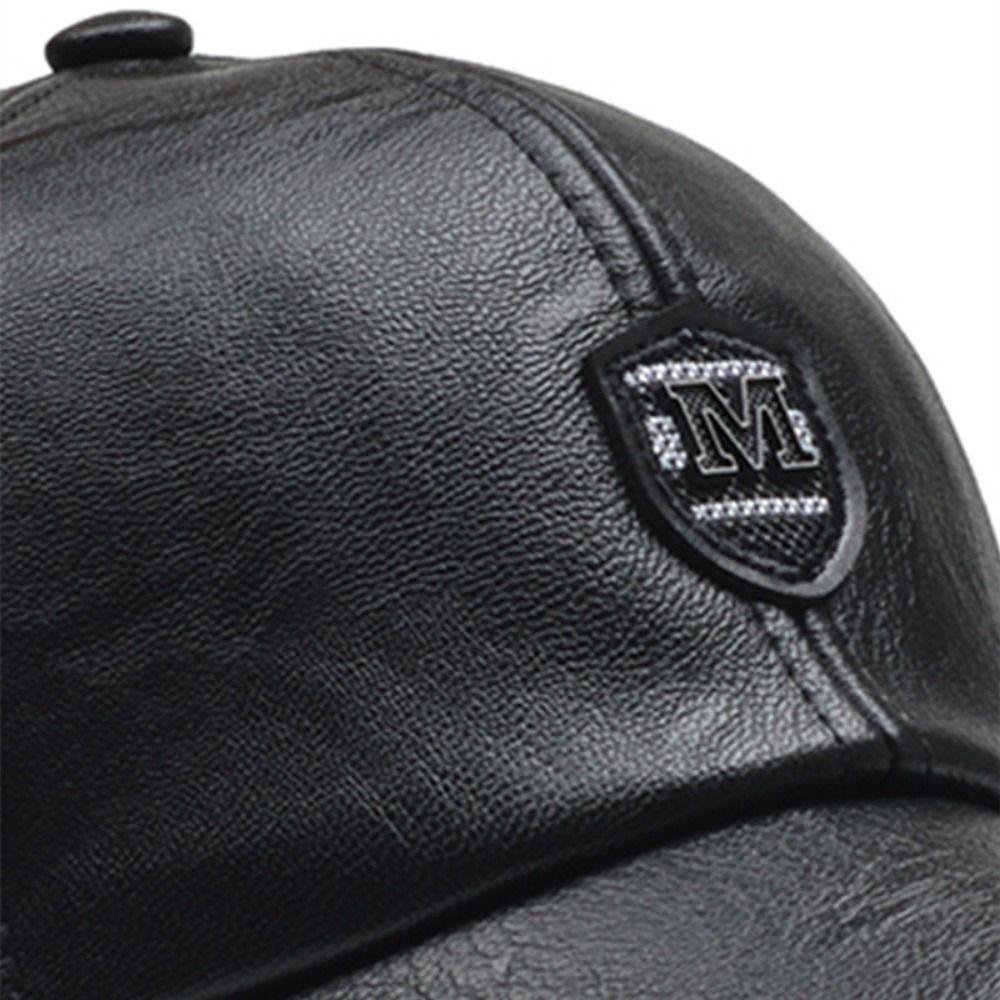 Регулируемые кожаные бейсболки Осень Зима Кепки Snapback Модные папины кепки Мужчины Женщины