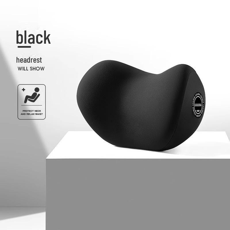 Комплект подголовника и подушки для шеи в автомобиль с пеной с эффектом памяти для максимального комфорта и защиты поясницы.