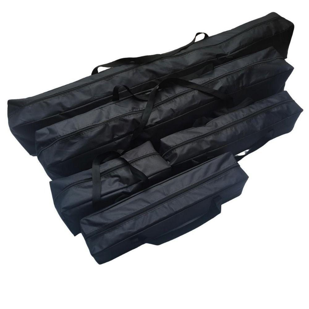 600D Oxford Cloth Moving Storage Tool Bag Black Tent Storage Bag  Outdoor Supplies