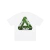 Palace Ss25 Футболка Tri-Vex Классический Большой Треугольный 3D Принт Логотипа Круглый Вырез Короткий Рукав Унисекс Футболка P28TS032