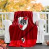 Club Atlético River Plate printed throw blanket—soft,warm;versatile blanket for all seasons—perfect as &air-conditioning throw,nap blanket