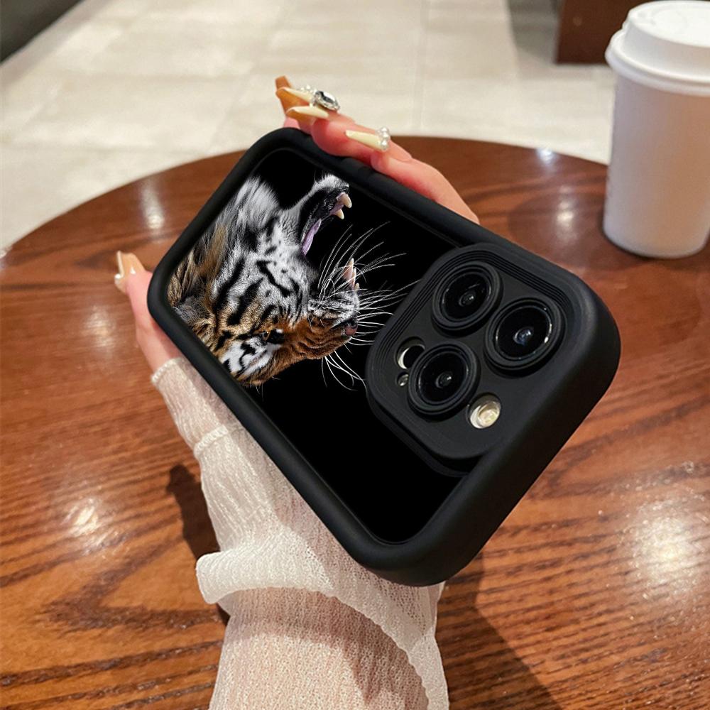 LZ30 Tiger Lion Cat силиконовый чехол для телефона Samsung A15 A35 S24 S23 Ultra S22 S21 Plus S20 FE A05 A06 A54 A55 A53 A14 M15 противоударный задний чехол