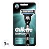 Gillette Mach3 Manual Razor, 1, 3 ,Korean Razor Blade
