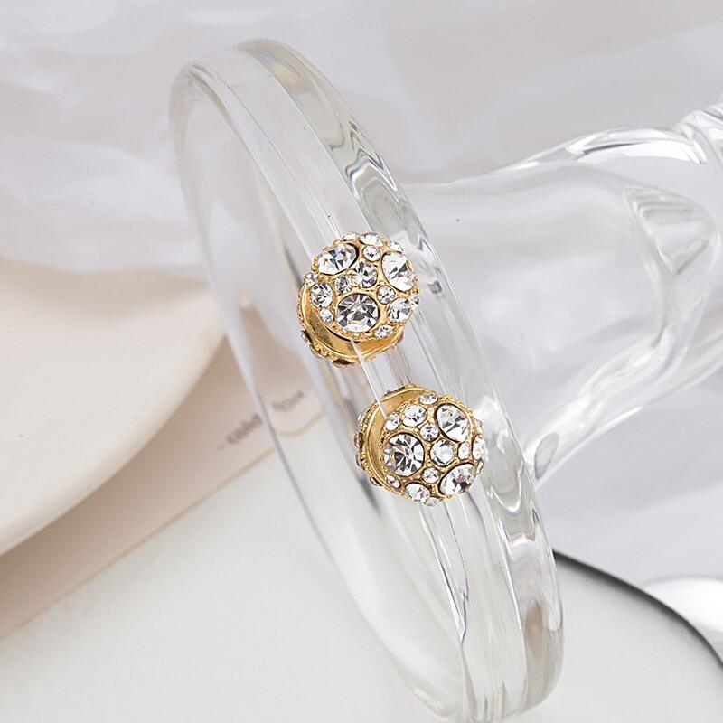 2 шт./компл. серьги-клипсы с цирконием, винтажные модные женские клипсы без пирсинга, вечерние свадебные украшения, подарки