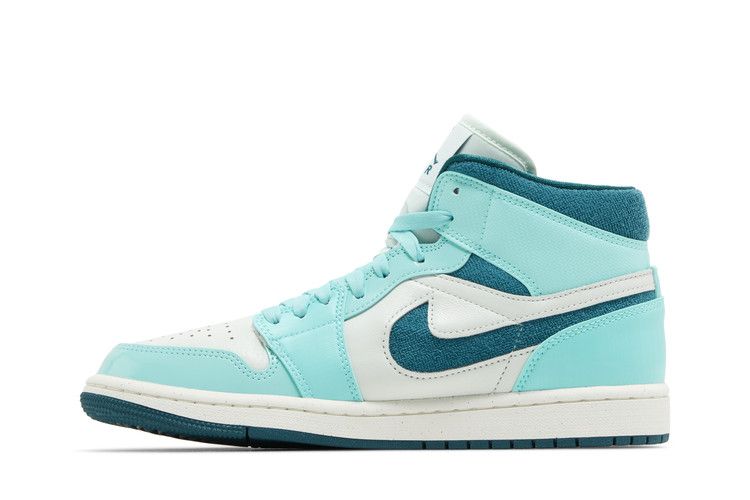 Jordan 1 Mid Chenille Bleached Turquoise (Women's) Sneakers