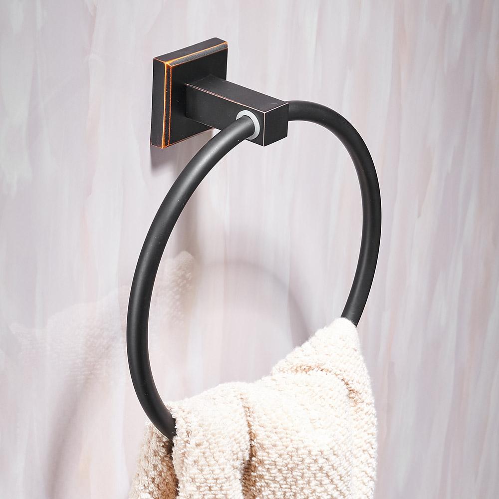 Bath Hardware Sets Black Brushed Bath Cup&Tumbler Holders Europe Toilet Brush Holder Towel Bar Paper Holders Cloth Hook WF-92500