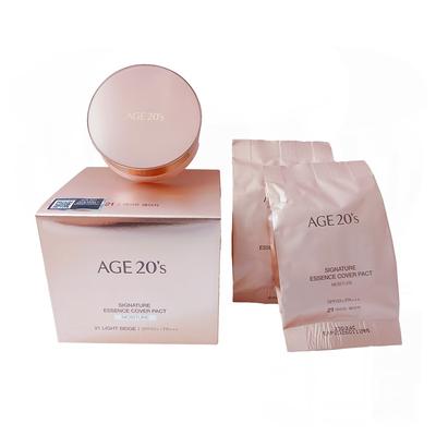 Age to Wenness Signature Essence Cover Pact Moisture, выбор размера: нет. 21 Светло-бежевый
