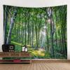 Гобелен «Солнечный лес» для украшения офиса, гостиной, настенный гобелен для дома