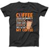 BestTeesEver Кофе Написанное Задом Наперед это Eeffoc Забавная Цитата для Любителя Напитков