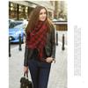 The Same Colorful Plaid Imitation Cashmere Large Square Scarf, a Women's Trend Scarf