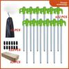 Camping Tent Pegs With Glowinthedark Nails For Outdoor Shelter And Camping Gear