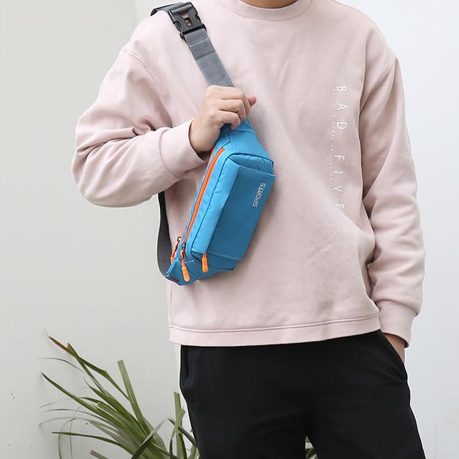 Мужская и женская поясная сумка для бега, многофункциональная водонепроницаемая и износостойкая поясная сумка для спорта на открытом воздухе большой емкости