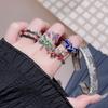 Дофаминовый цветной эмалевый открытый перстень, нишевый дизайн 'Холодный ветер', французский бант, женские украшения