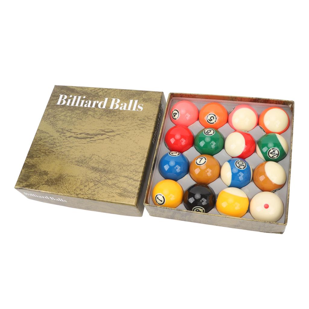 16шт бильярдных шаров 2,25 дюйма шары из смолы для бильярдного стола для замены тренировок