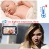 4.3'' LCD AMB100 Wireless 720P Color Smart Baby Monitor with Camera Surveillance Nanny Cam Security Electronic Babyphone Cry Babies FeedingAA