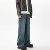 Spring and Autumn New American Old Washed Jeans Men's High Street Straight Floor Mopping Long Pants