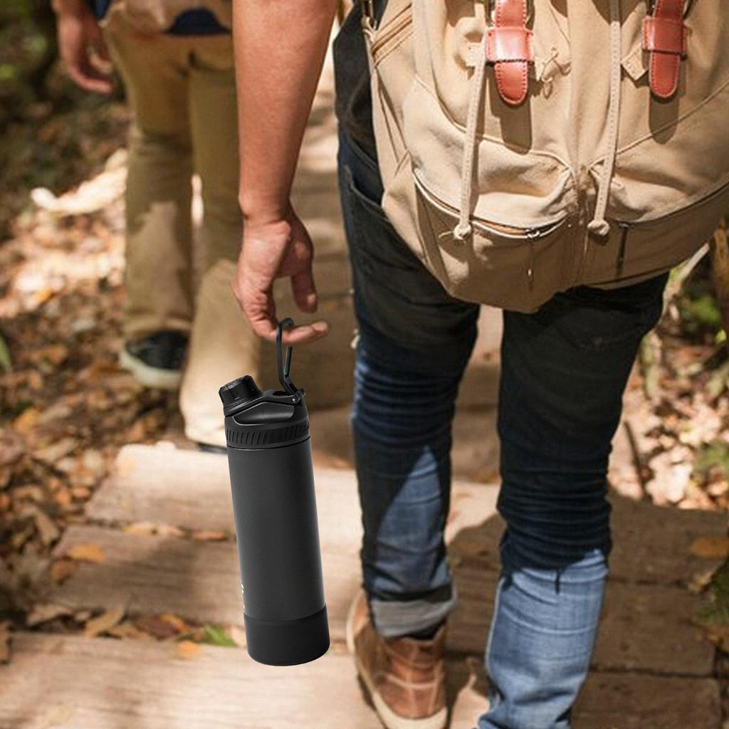 Бутылка для воды FJbottle объемом 710 мл с вакуумной изоляцией, винтовая крышка для питья с ручкой, спортивная бутылка объемом 7 литров, совместимая со спортивными напитками, большая