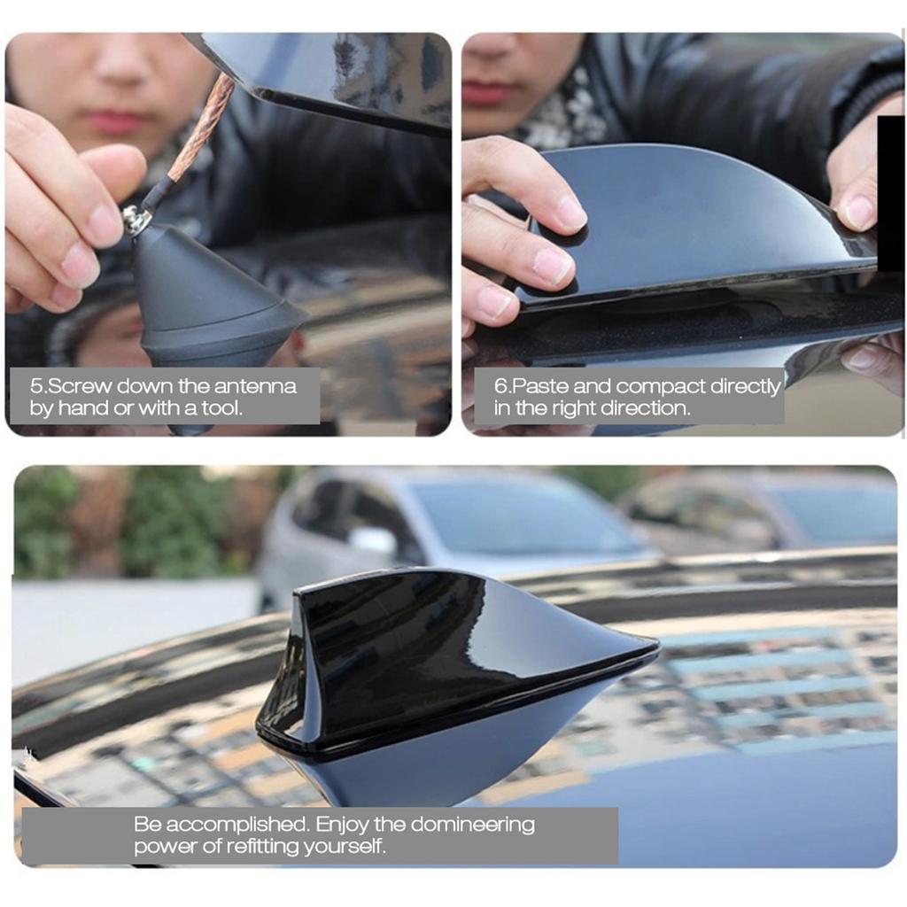Car Shark Antenna Auto Roof Shark Fin Universal Antenna FM/AM Signal