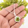 Peridot Gemstone 925 Sterling Silver Jewelry Handcrafted Designer Pendant 1.50" PP-2-6
