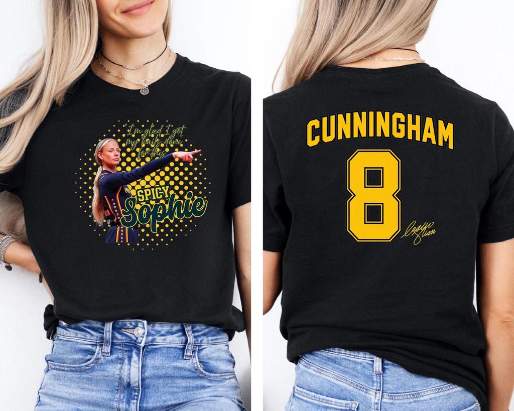 Sophie Cunningham 8 Women Basketball Point God Trendy 2 Sided T-Shirt