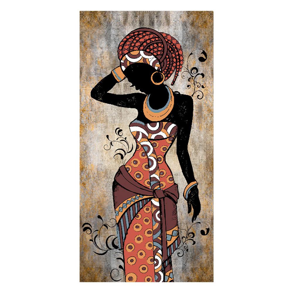 Африканская Чернокожая Женщина Холст Живопись Винтажное Настенное Искусство Отпечатки Фигур Для Гостиной Дома Комнаты Настенные Декоративные Картины