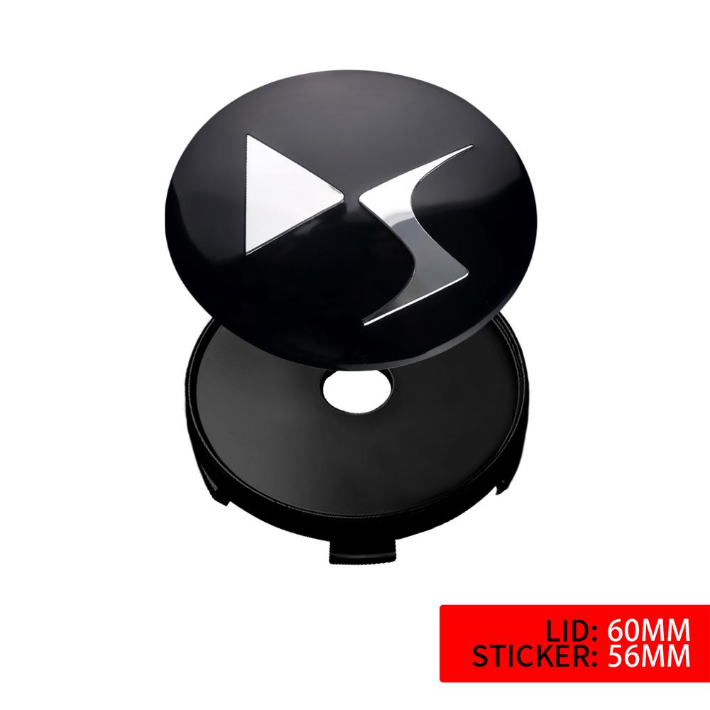 4pcs 56/60MM Car Wheel Center Caps For Citroen C3 C4 Picasso C4L DS C6 Logo Emblem Replacement Rim Hub Cover Styling Accessories