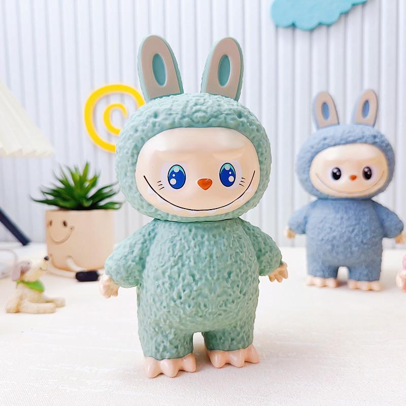 Labubu Cute Piggy Bank Figurine: Coin Storage Savings Jar for Children and Students