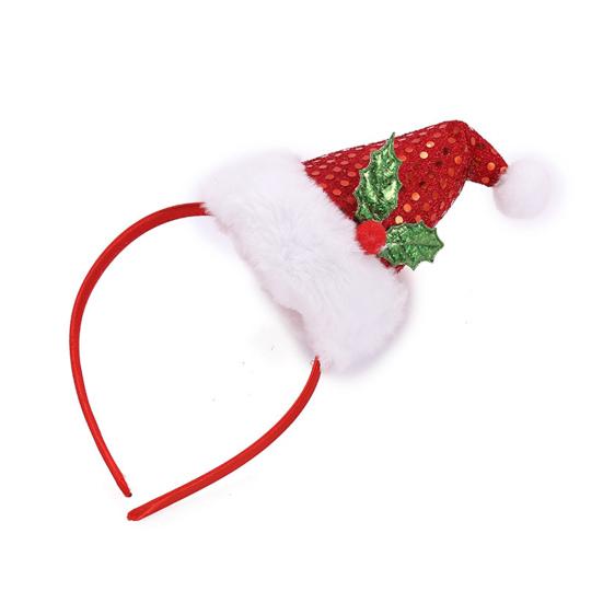 Рождественская повязка на голову, повязка на голову из рогов оленя для женщин, праздничные аксессуары для волос, плюшевый олененок, уши, рождественский костюм, аксессуар, подарок