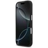 Guess 4G Triangle Logo MagSafe case for iPhone 17 black silver