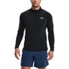 Under Armour Футболка спортивная для бега с застежкой-молнией 1/2, мужская, черная 1361474-001