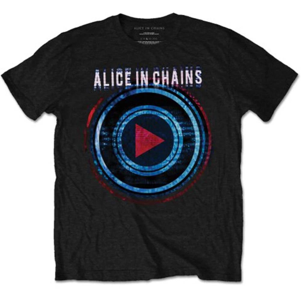 Men's Alice In Chains Played (No Back) Slim Fit T-shirt Small Black