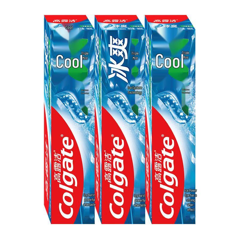 Colgate Triple Mint Icy Fresh Toothpaste 180g x 3 Pack