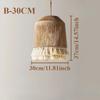 JOYINLED Hand Woven Hemp Rope Chandelier 30/40/50/60cm Large Drum Pendant Light with Tassel Boho Farmhouse Lighting E27 Lamp