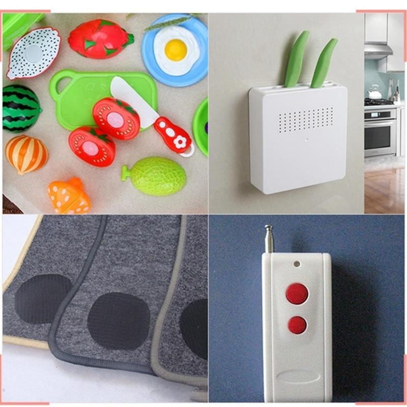 10 пар прочной самоклеящейся двусторонней нейлоновой ленты для простыней, подушек для дивана, ковров, противоскользящих ковриков