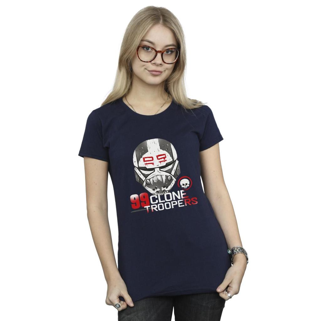 Star Wars Womens/Ladies The Bad Batch 99 Clone Troopers Cotton T-Shirt